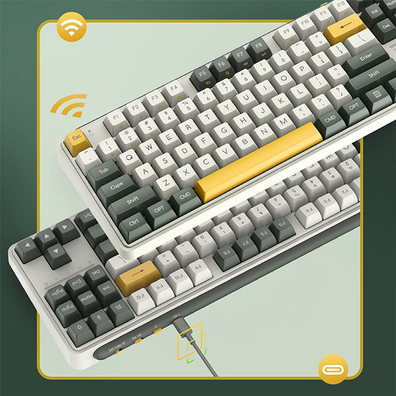 Xiaomi x MIIIW ART Series Z870 Wireless Mechanical Keyboard - 87 Keys, RGB Backlit, Bluetooth 5.0, Type-C, for Gaming, Office & Mac/Windows PC - Perfect for Typists, Programmers & Gamers