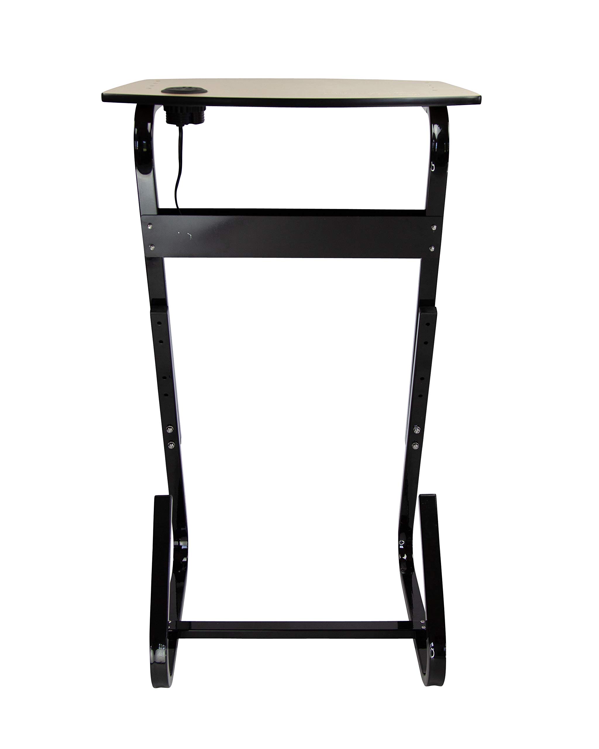 Saris TD1 Bike Trainer Desk with USB & AC Power Outlet - Perfect for Indoor Cycling, Workouts, and Home Office Setup