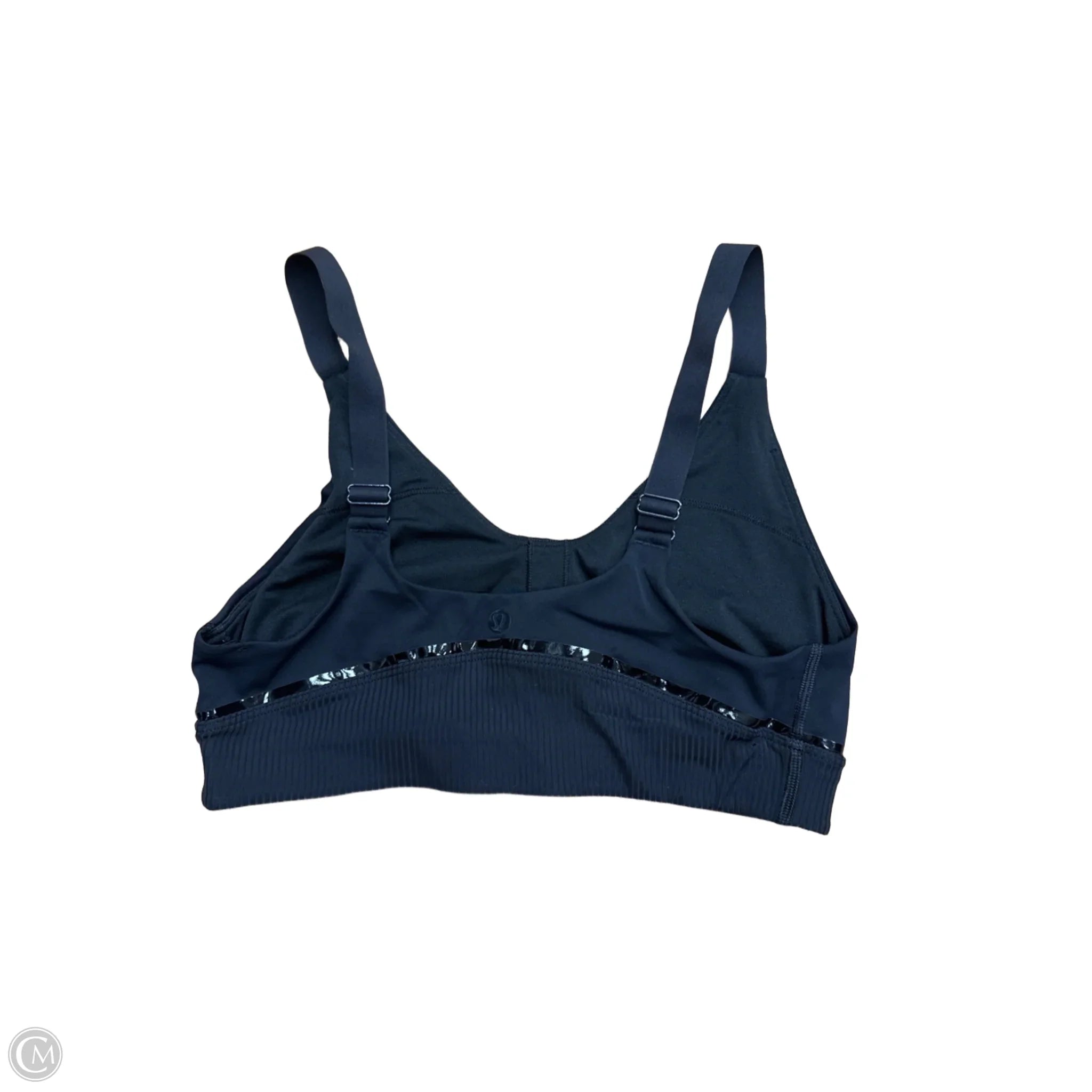Lululemon Black Medium Athletic Sports Bra - High Support Workout, Yoga & Running Top for Women