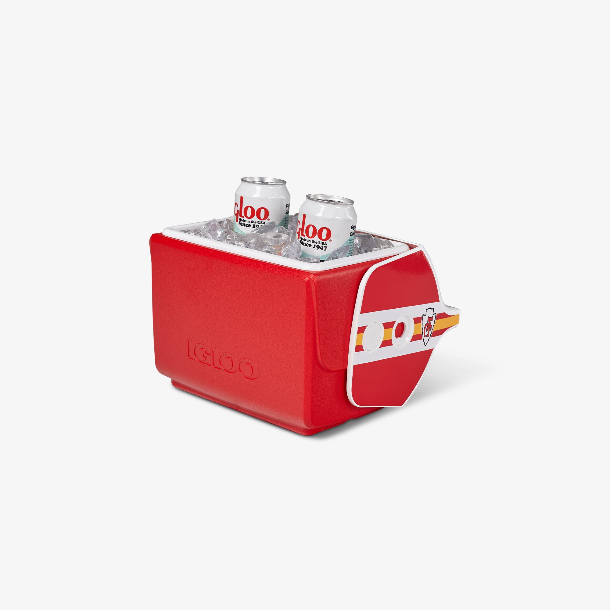 Kansas City Chiefs NFL Team Logo 7-Quart Cooler - Portable Insulated Picnic Lunch Box for Tailgating, Camping & Outdoor Adventures
