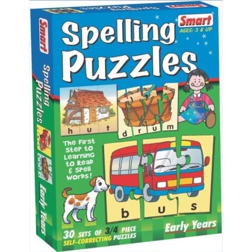 Smart Spelling Puzzles for Kids - 30-Piece Multi-Color Educational Learning Toy Set | Perfect for Classroom Activities, Homeschooling & Early Childhood Development