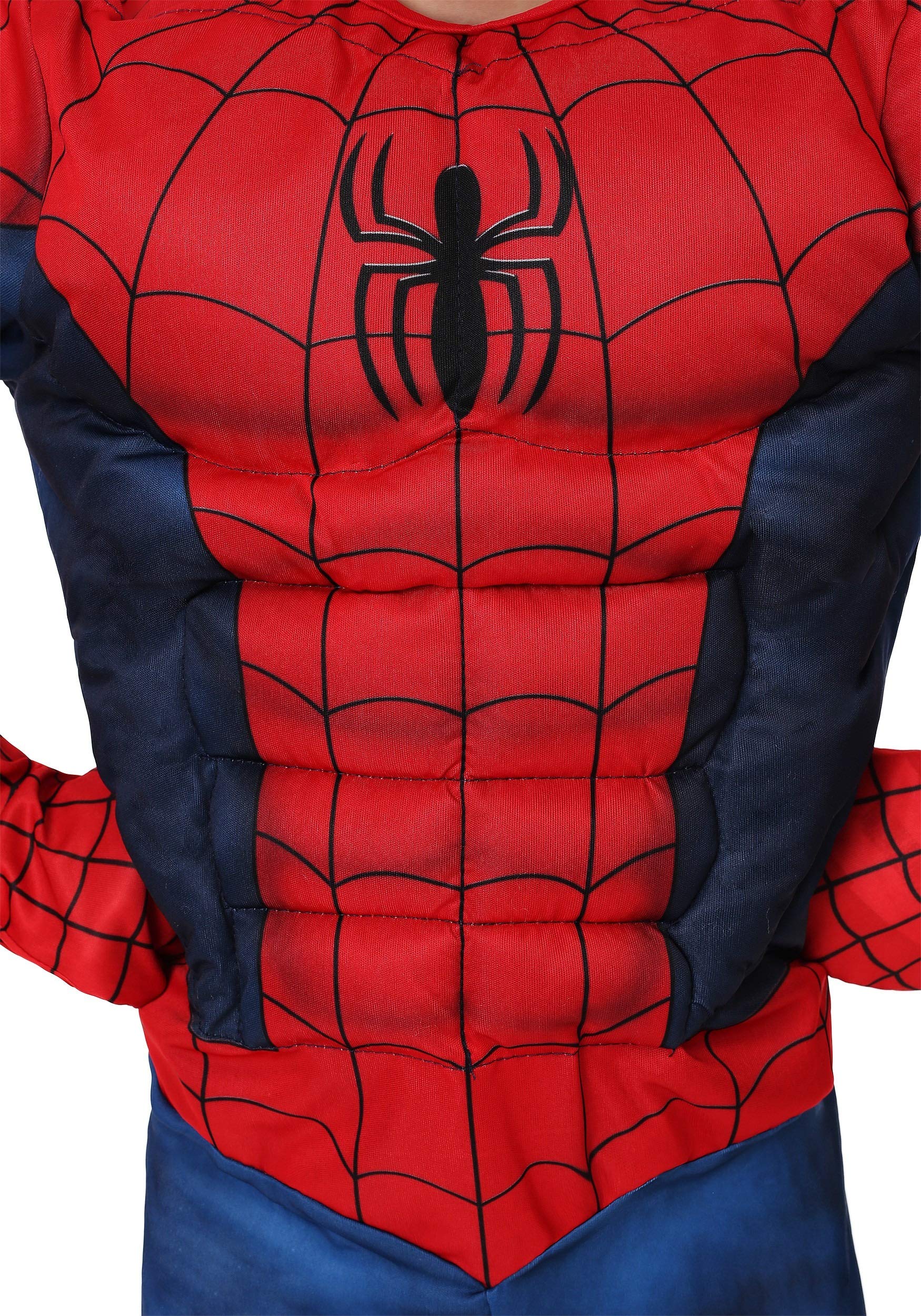 Marvel Spider-Man Toddler Costume for Boys - Superhero Dress Up Outfit for Halloween & Cosplay - Kids Spiderman Costume for Birthday Parties & Pretend Play