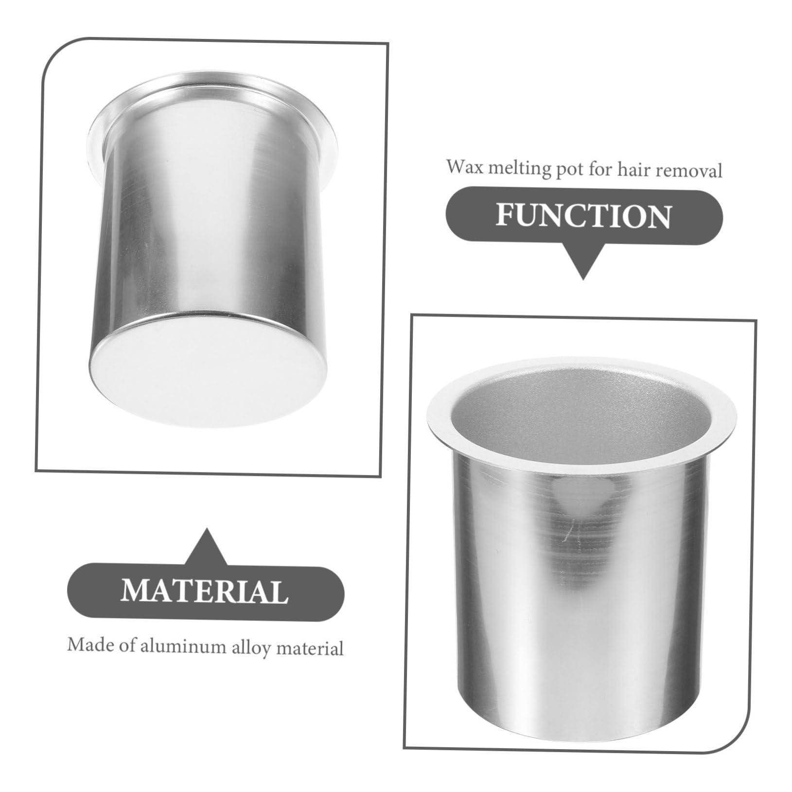 Beaupretty Aluminum Alloy Wax Melting Pot - Double Boiler Wax Warmer for Candle Making, Wax Melts & Pancake Dispenser - Perfect for DIY Crafts, Spa Treatments & Beauty Salons