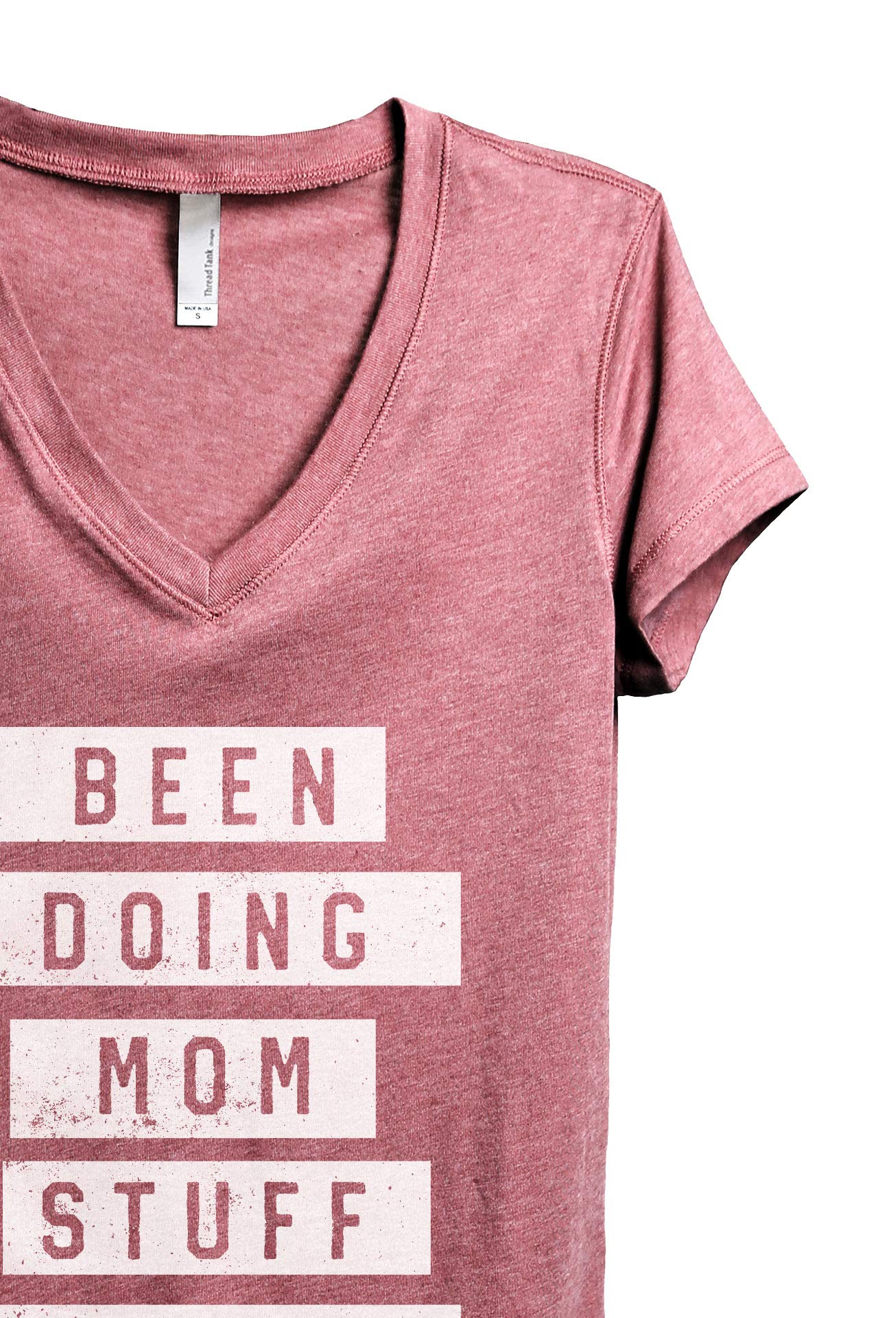Comfortable Women's Relaxed V-Neck T-Shirt - Soft Casual Tee for Everyday Wear | Perfect for Mom Life, Errands & Relaxing at Home