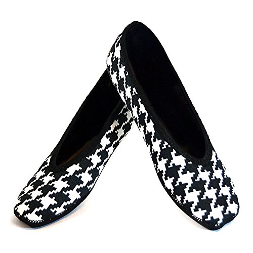 Black and White Hounds Tooth