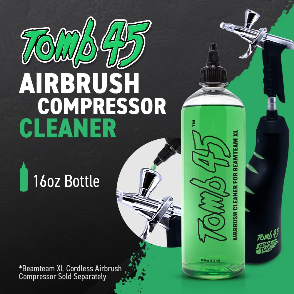 Tomb45® Airbrush Cleaner – Professional Airbrush Tool Cleaner for Artists & Hobbyists | Ideal for Acrylic, Watercolor & Model Paint Cleaning