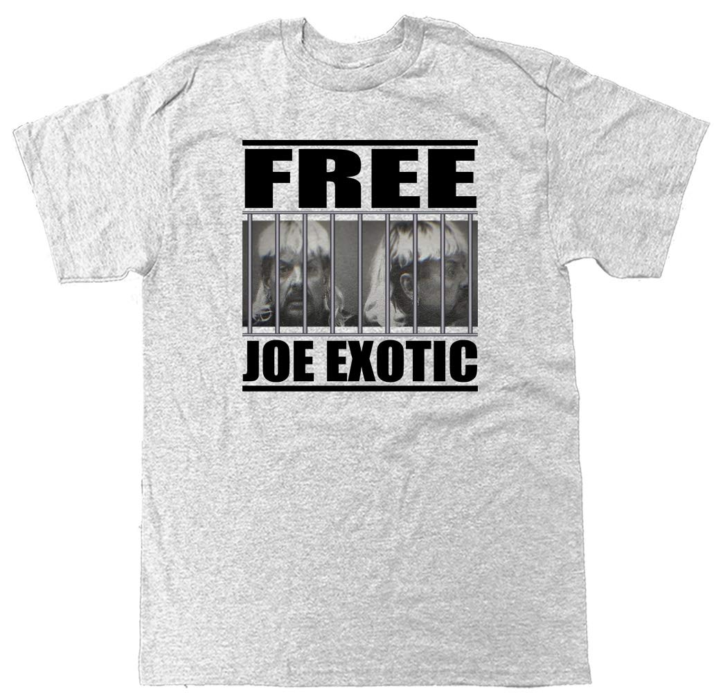 Men's Free Joe Exotic Graphic T-Shirt - Funny Animal Print Tee for Casual Wear & Tiger King Fans