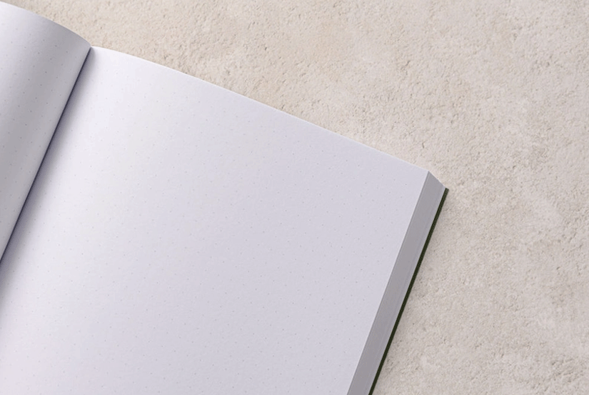 LSW Cream Dotted Notebook - A5 Grid Journal for Bullet Journaling, Note Taking & Sketching | Perfect for Students, Office Work & Creative Planning