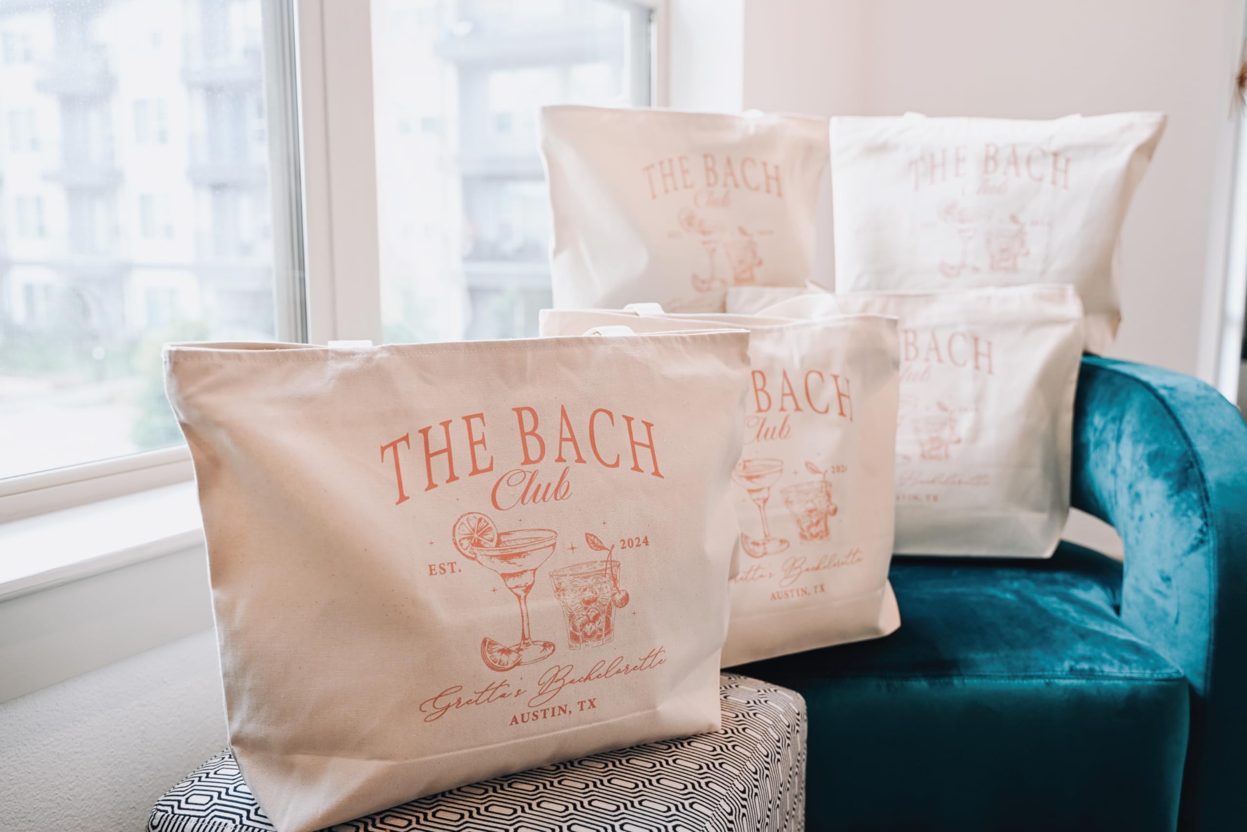 Custom Bachelorette Party Tote Bags - Personalized Bridal Shower Gifts for Bride, Bridesmaids & Maid of Honor - Perfect for Beach Bachelorette Parties & Proposal Gifts