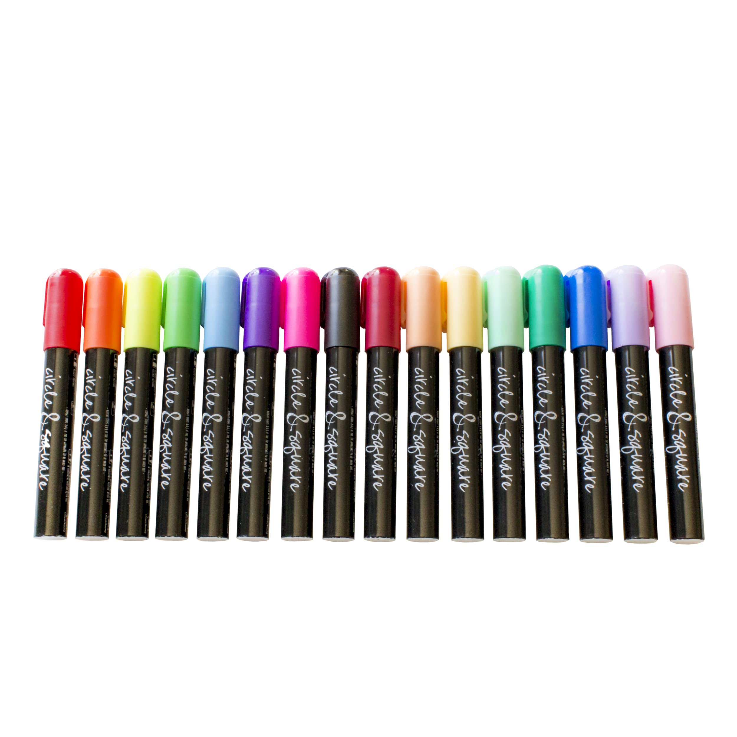 16-Color Deluxe Chalk Marker Set with Reversible Tips (6mm Chisel/Round) - Vibrant Liquid Chalk Pens for Whiteboards, Glass, Windows & Signs - Includes Bonus White Chalk Marker - Perfect for Restaurants, Cafes, Classrooms & Retail Displays