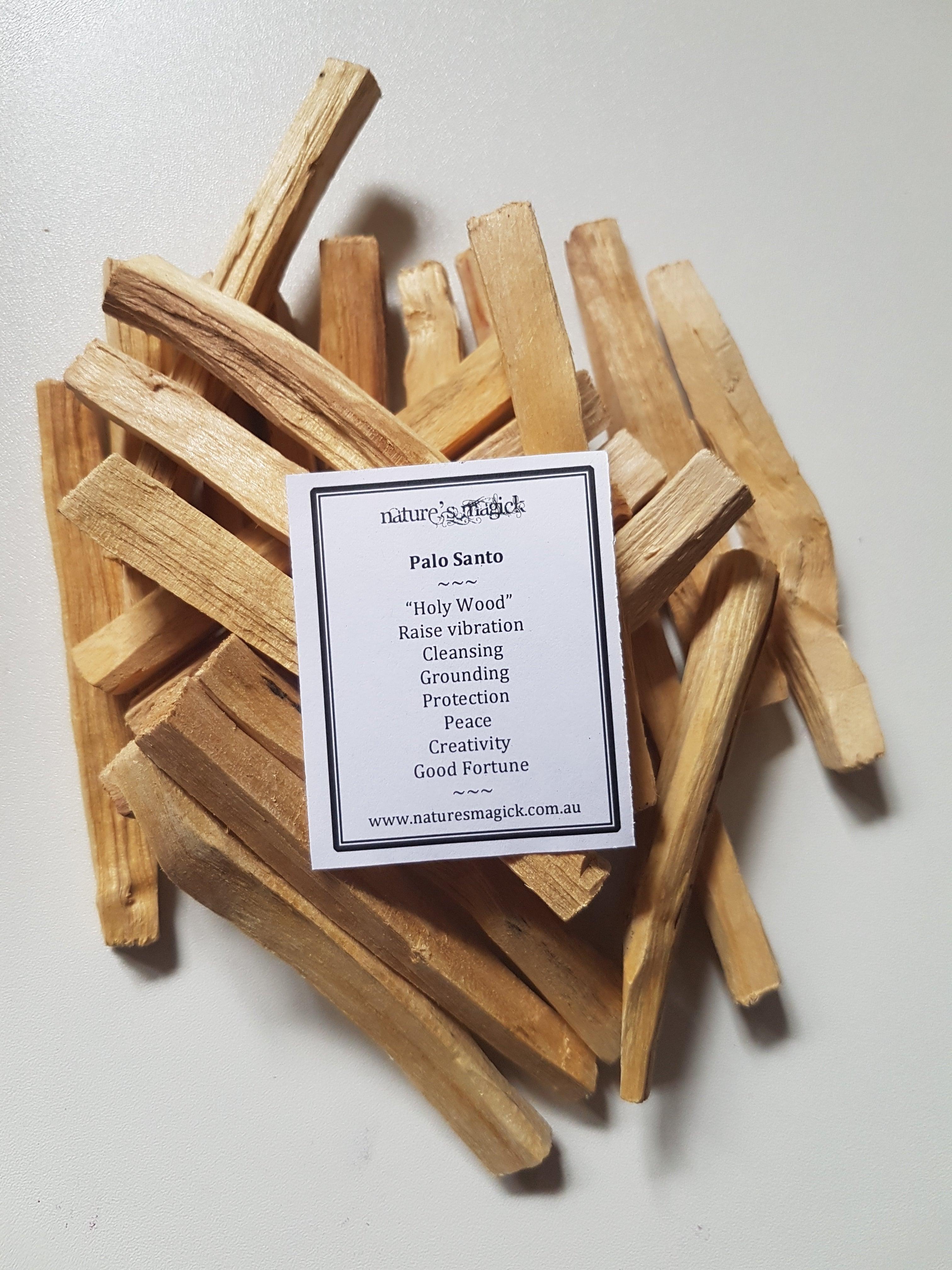 Organic Palo Santo Sticks - Natural Wood Incense for Meditation, Yoga & Spiritual Cleansing - Handcrafted Sacred Wood for Aromatherapy & Stress Relief