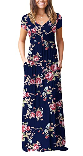 Flower Broken Rose Navy