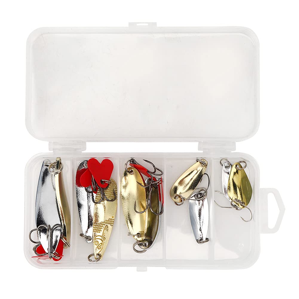 Shiny Sequins Fishing Lure - Metal Steel Artificial Bait for Saltwater & Freshwater Fishing - Perfect Gift for Adult & Kid Anglers - Great for Bass, Trout, and Outdoor Fishing Adventures