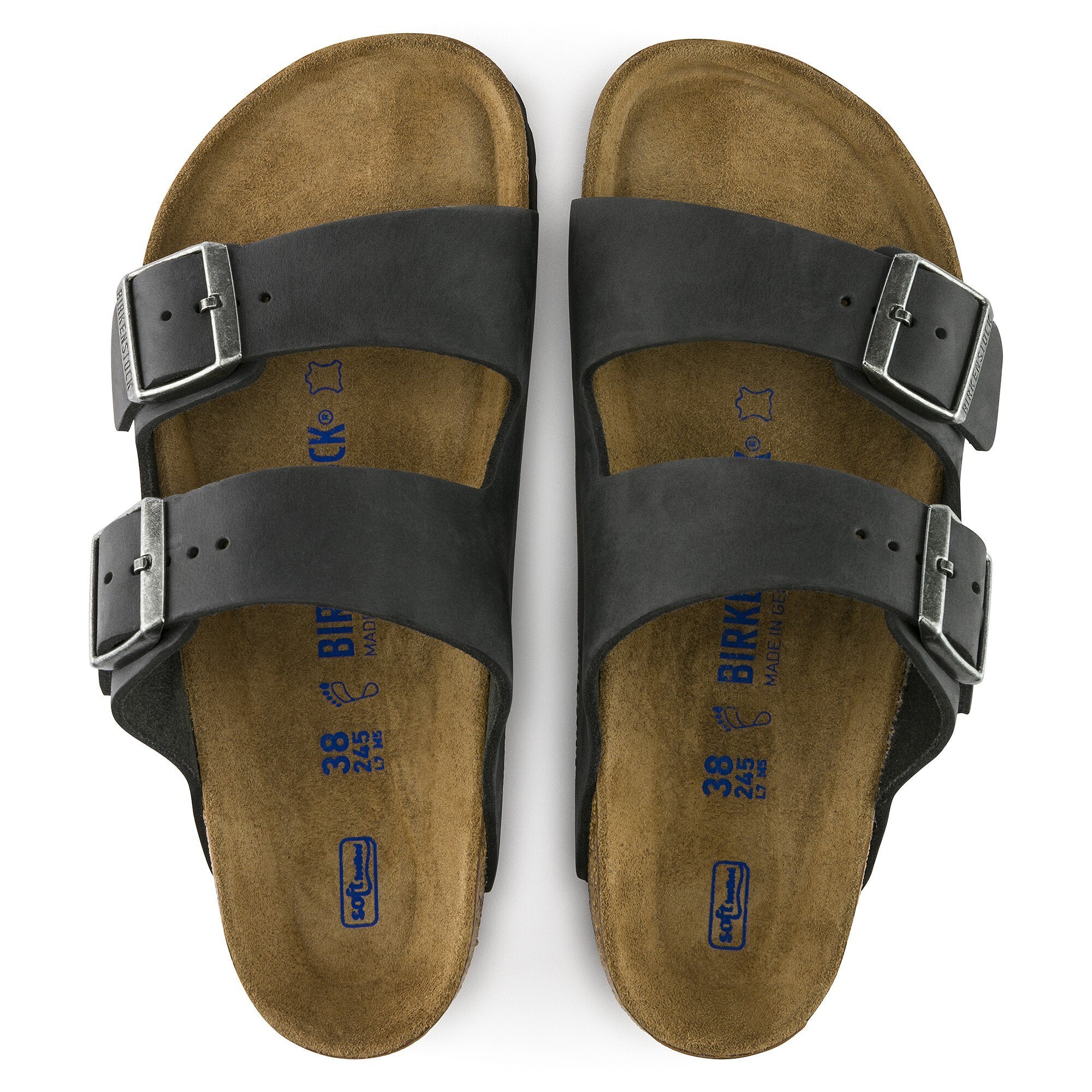Arizona Soft Footbed Sandals - Comfortable Oiled Leather Slides for Women & Men - Perfect for Beach, Pool, and Casual Wear