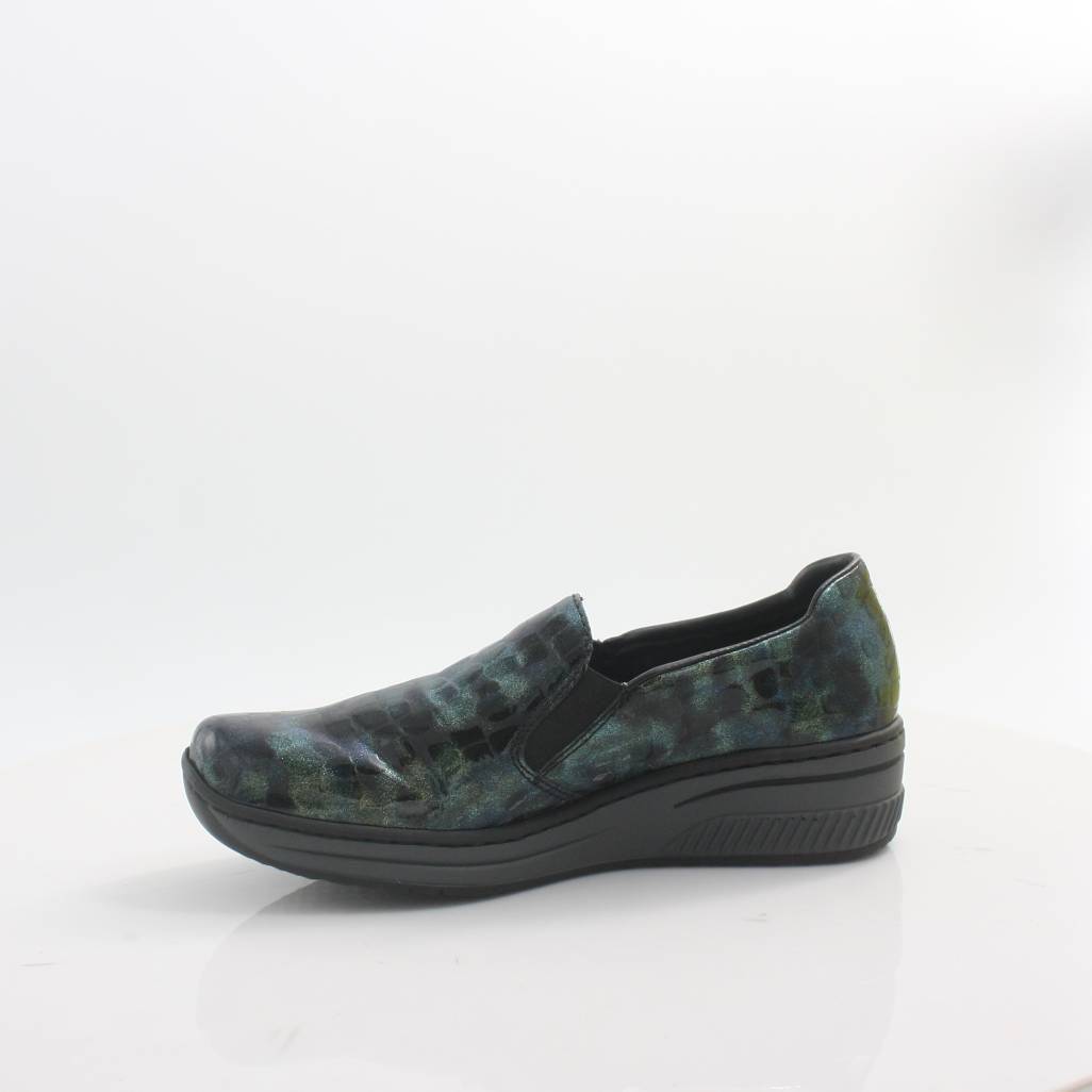 RIEKER Women's Comfortable Slip-On Shoes Size 25 - Lightweight Casual Loafers for Work, Travel & Everyday Wear