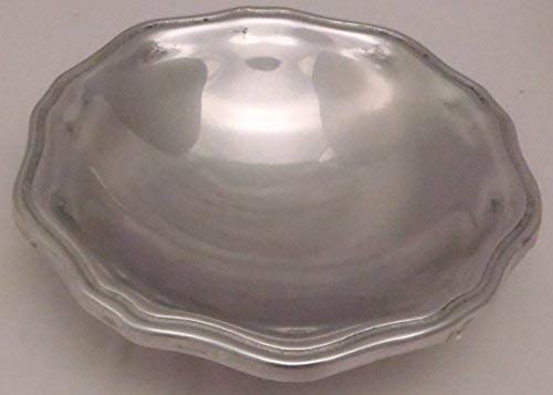 Wilton Armetale Queen Anne 5-inch Polished Silver Dessert Bowl - Elegant Serving for Ice Cream, Fruit, and Afternoon Tea