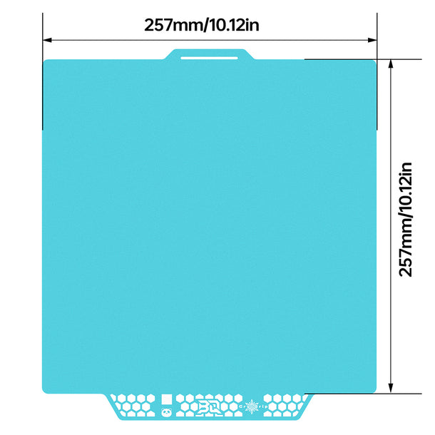 BIQU Panda BuildPlate CryoGrip Pro - Magnetic PEI Spring Steel Print Bed for Bambu Lab X1/P1/A1/A1 Mini 3D Printers | Perfect for High-Temp ABS, PETG, PLA Filaments | Ideal for Home, Office & Workshop 3D Printing Projects