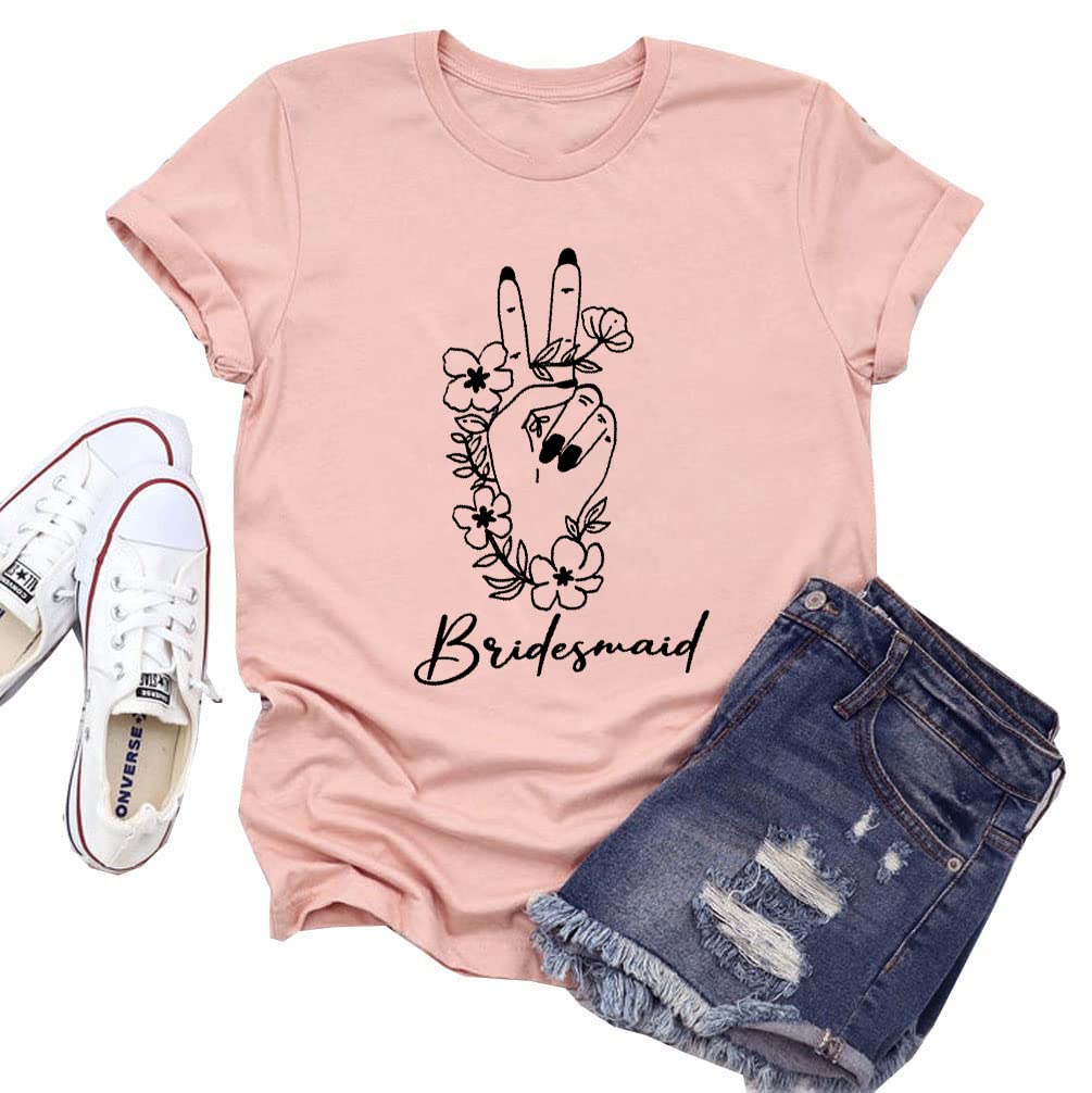 Bachelorette Party Shirts for Women - Cute Bride T-Shirt with Engaged Ring Finger Design, Wedding Honeymoon & Bridal Shower Top - Perfect for Pre-Wedding Celebrations & Girls' Night Out