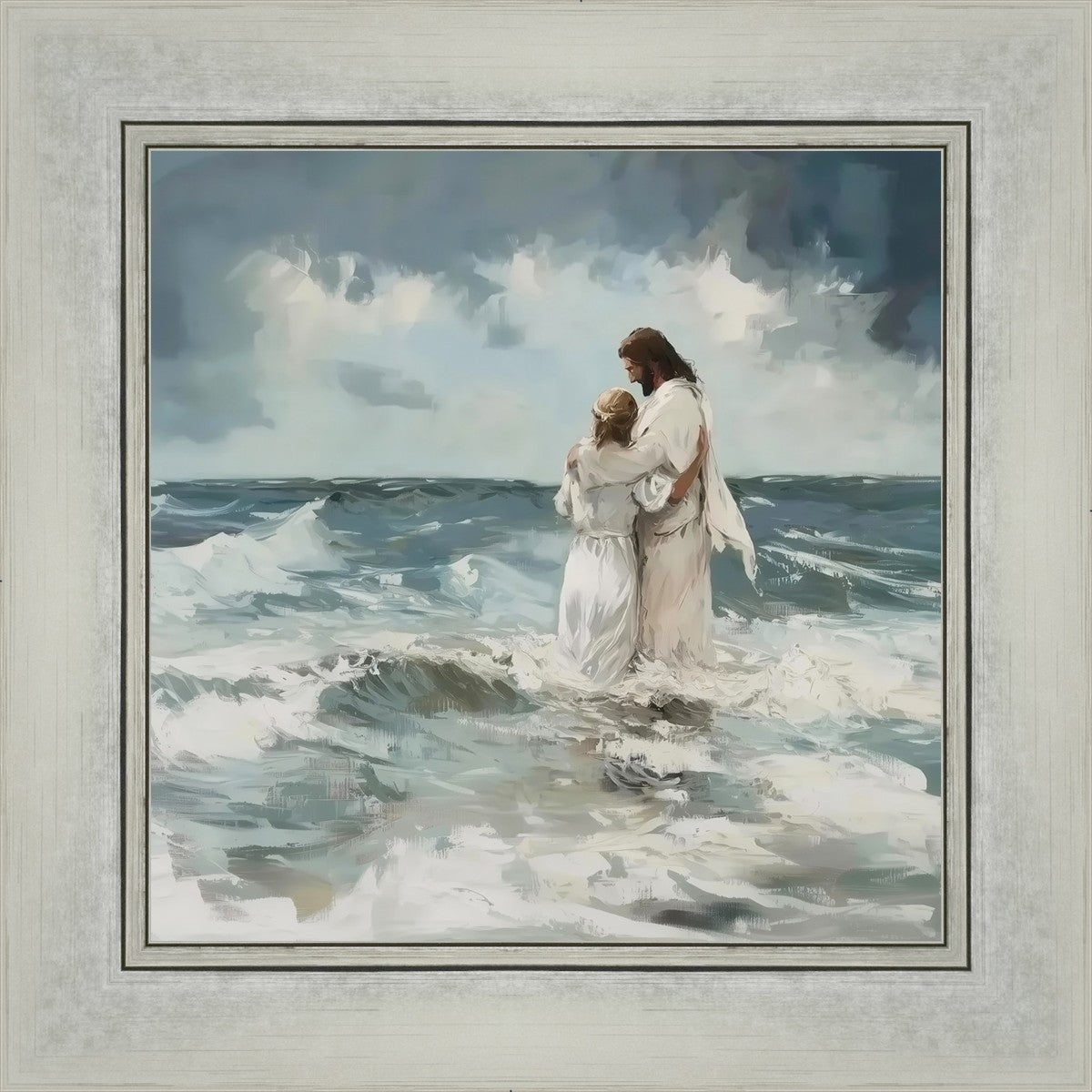 Be Still By Gabriel Heaton - Inspirational Christian Wall Art for Home & Office Decor - Perfect for Living Room, Bedroom, or Gift