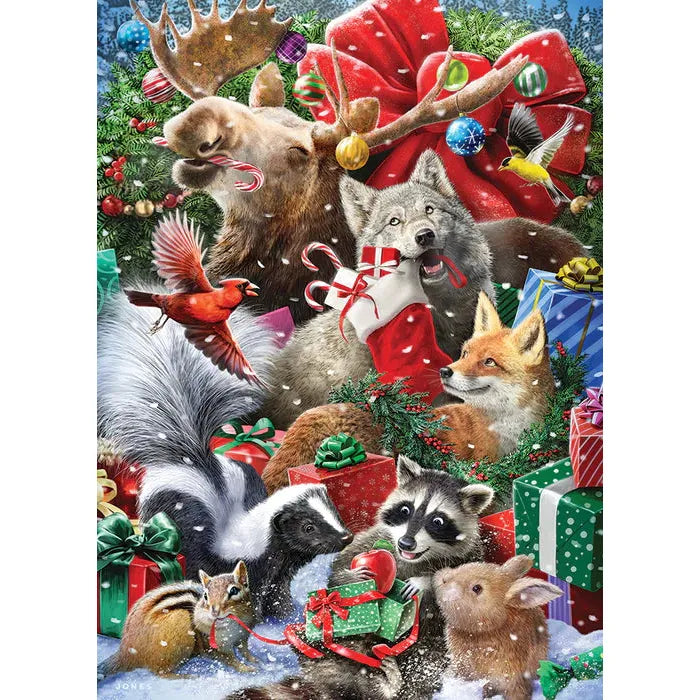Festive Friends Pz350 - Christmas Party Decorations, Holiday Home Decor for Xmas Tree, Gifts & Festive Celebrations - Perfect for Indoor & Outdoor Holiday Displays