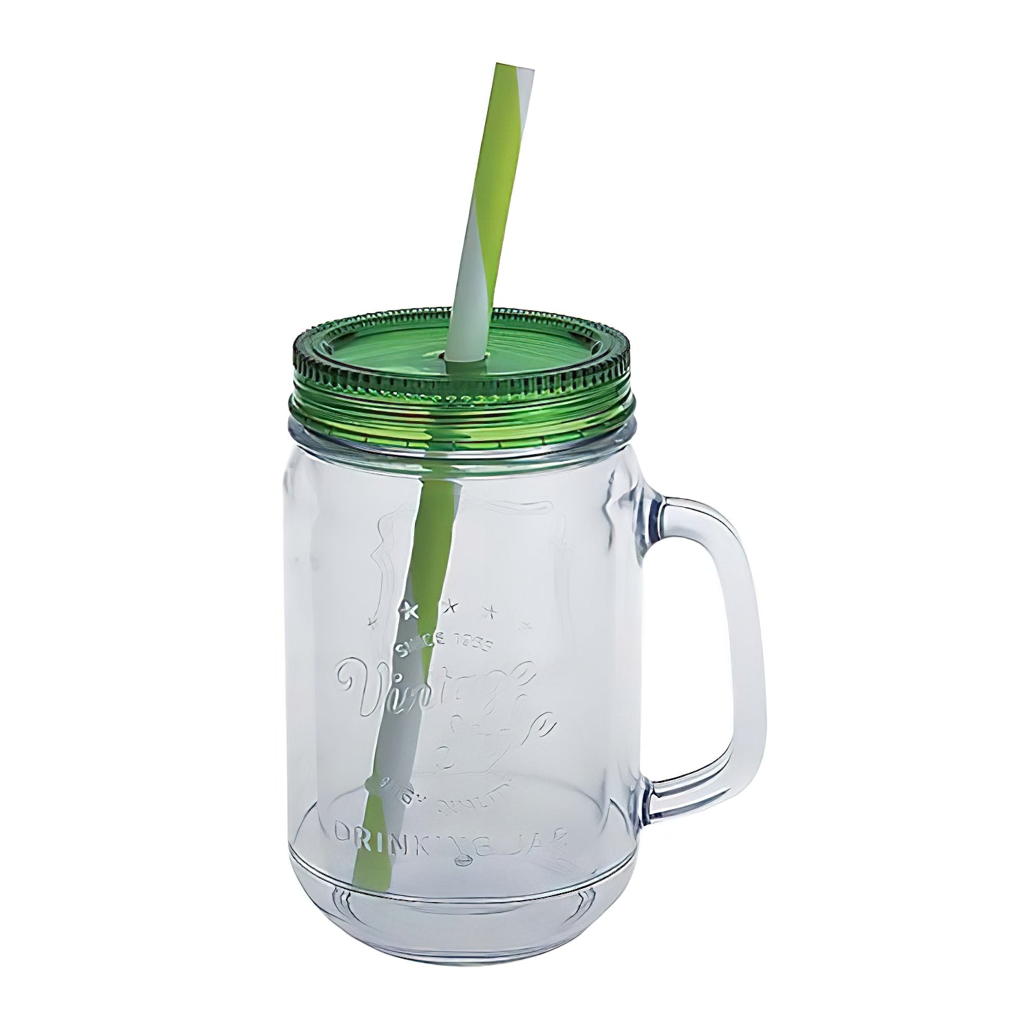 Vintage AS Resin Jar Mug - Aoyoshi Retro Style Coffee Cup with Lid - Perfect for Tea, Coffee & Hot Beverages at Home, Office or Camping