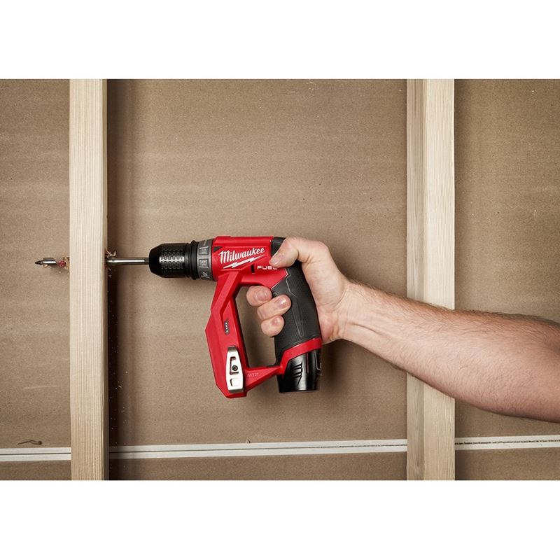 M12 FUEL 12V Brushless Cordless Drill/Driver Kit with Lithium-Ion Battery - Powerful Installation Tool for Construction, Woodworking & DIY Projects