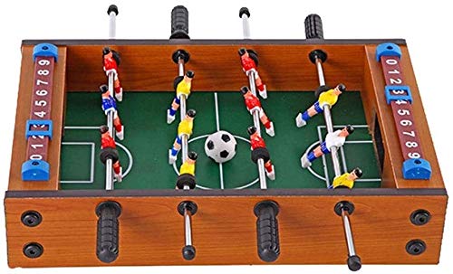 Mini Foosball Table - Portable Tabletop Soccer Game for Kids & Adults - Fun Family Game Night & Party Sports Accessories - Perfect for Indoor Playrooms, Game Rooms & Office Breaks