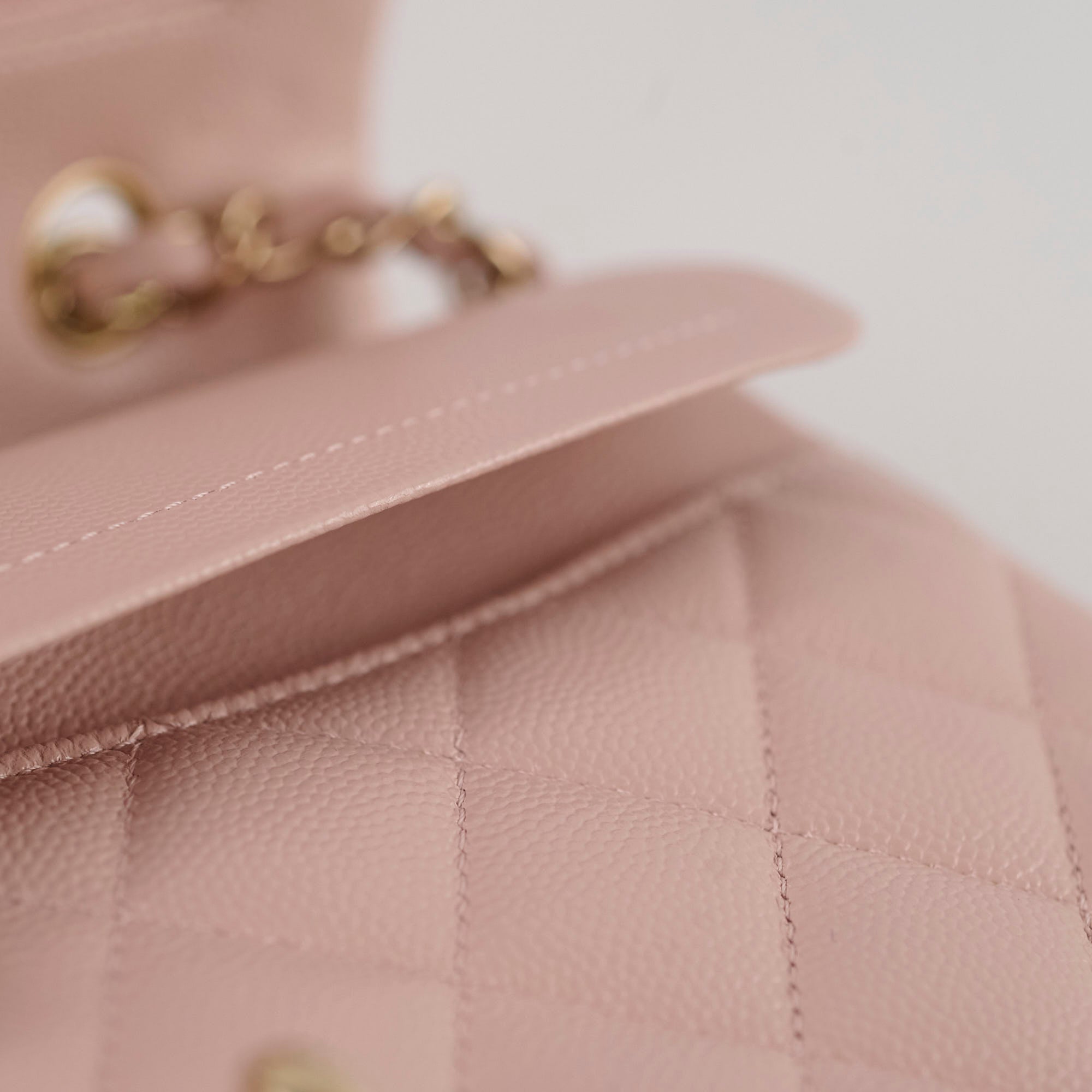 Chanel Small Classic Double Flap Bag in Rose Clair Caviar Leather - Perfect for Date Night & Special Occasions