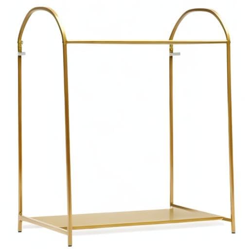 Heavy Duty 59in Industrial Clothing Rack - Metal Garment Rack with Storage Shelf | Freestanding Clothes Display for Retail Stores, Boutiques & Home Organization | Commercial & Residential Use