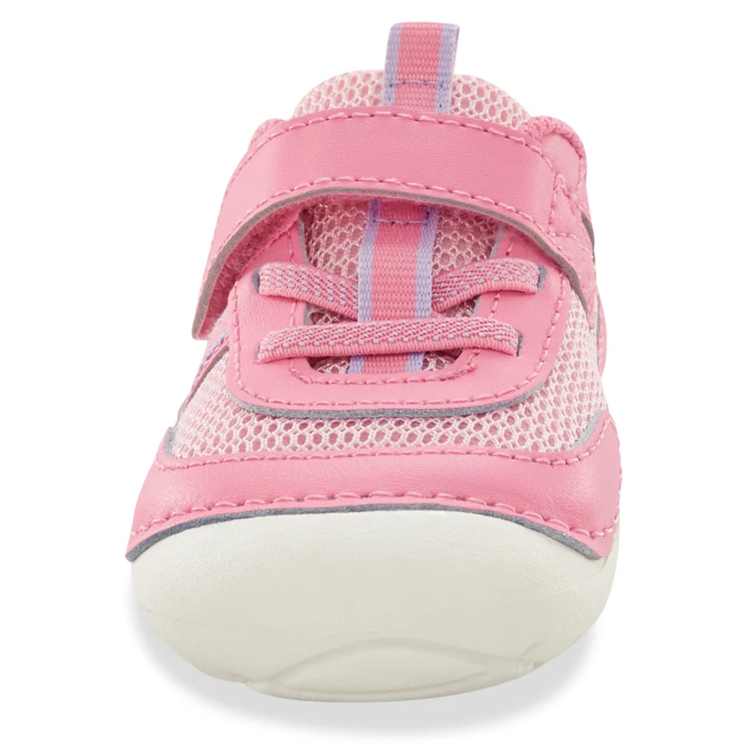 Stride Rite Pink Apollo Soft Motion Toddler Sneakers - Lightweight Walking Shoes for Baby Girls | Perfect for Playtime, Daycare & First Steps