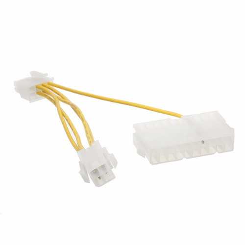 ATX PSU 20Pin to 8Pin PCIe & 4Pin CPU Power Adapter Cable for EXP GDC - GPU External Graphics Dock & Mining Rig Power Supply Solution