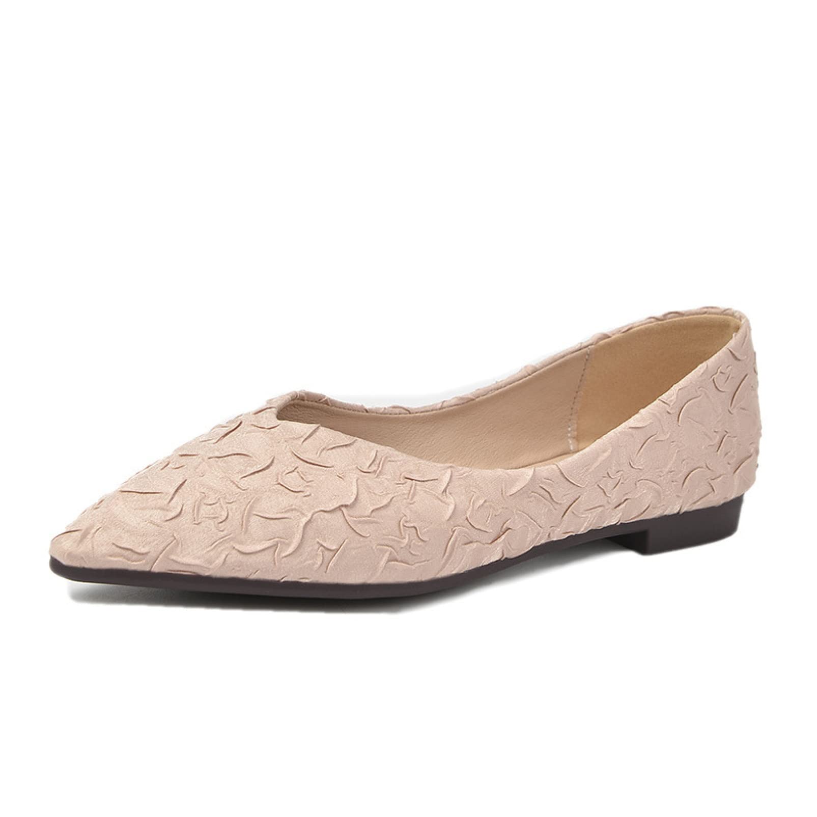 Women's Closed Toe Slip-On Flats - Comfortable Work Shoes with Lightweight Soft Sole for Autumn | Perfect for Office, Nursing, and Casual Wear