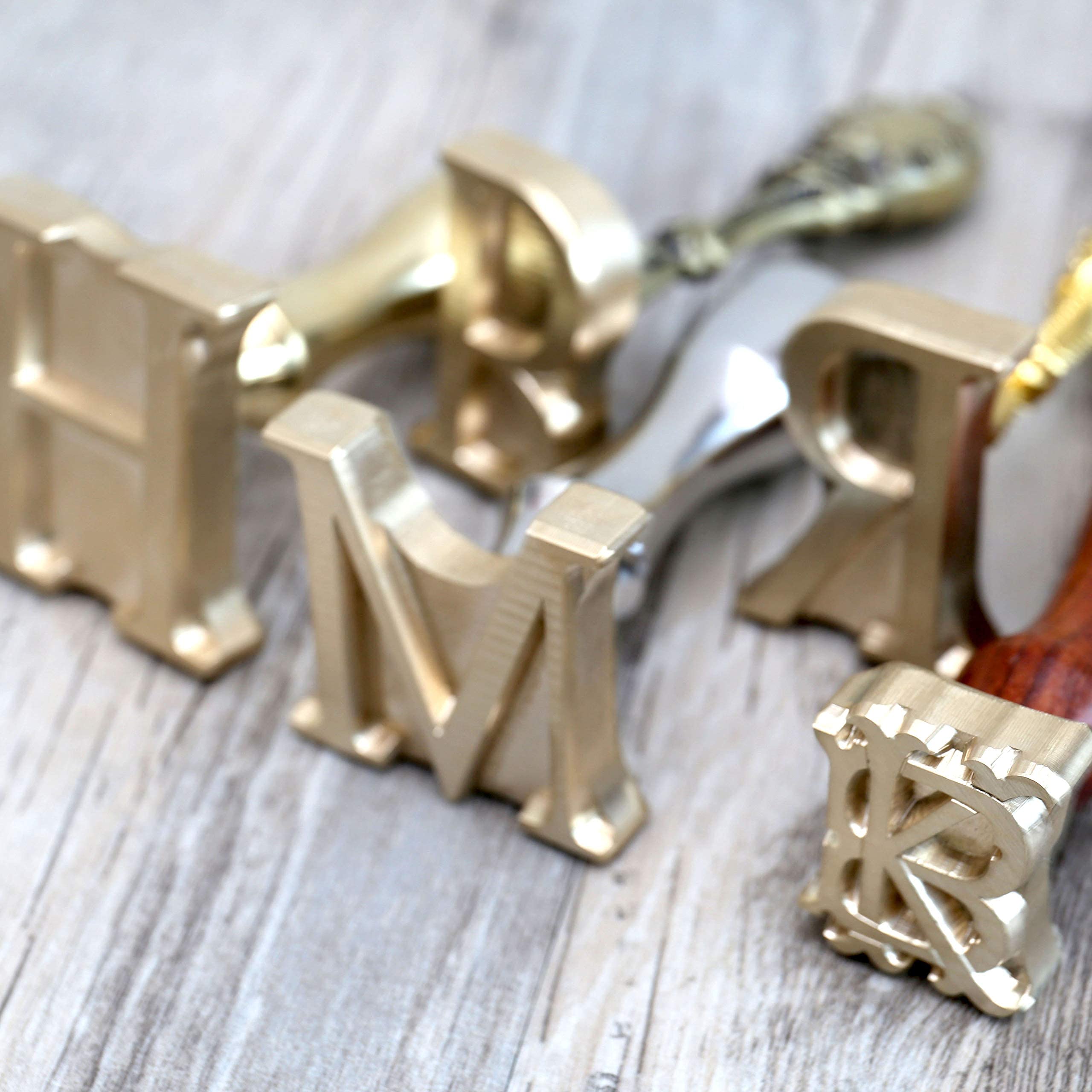 Personalized Ice Cube Stamp - Custom Business & Bar Logo Ice Mold for 1.5 Inch Cubes with Golden Brass Handle - Perfect for Cocktails, Weddings & Branding Events