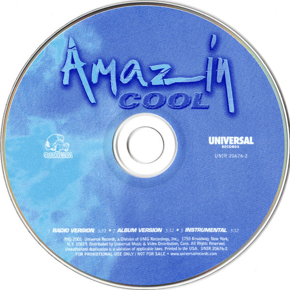 Amazin' Cool CD Single Promo - Near Mint or Mint Condition - Perfect for Collectors & Music Enthusiasts