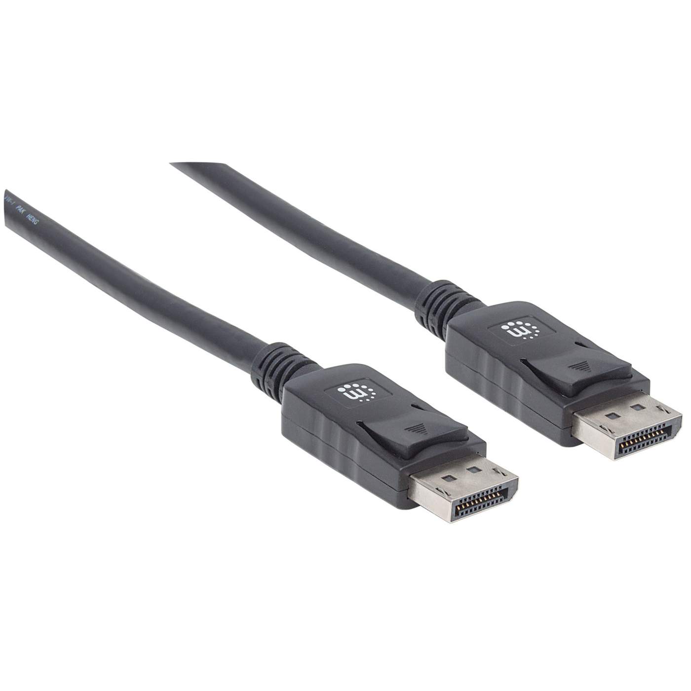 4K@60Hz DisplayPort to DisplayPort Cable 6.6ft - High-Speed 8K Ready, HDR, Gold-Plated Connectors for Gaming, Home Theater & Office Monitors