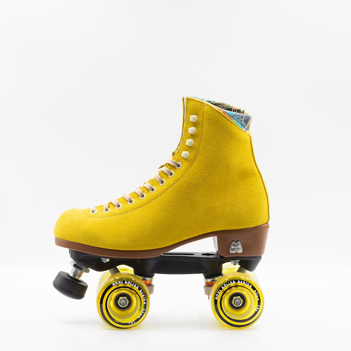 Moxi Lolly Roller Skates for Women - Pineapple Design Outdoor & Indoor Skates for Beginners & Pros - Perfect for Rinks, Parks & Street Skating
