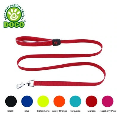 DOCO® Stitched Mesh Handle Leash - Durable Dog Leash for Small & Medium Dogs, Comfortable & Secure Walking Accessory - Perfect for Daily Walks, Jogging, and Outdoor Adventures