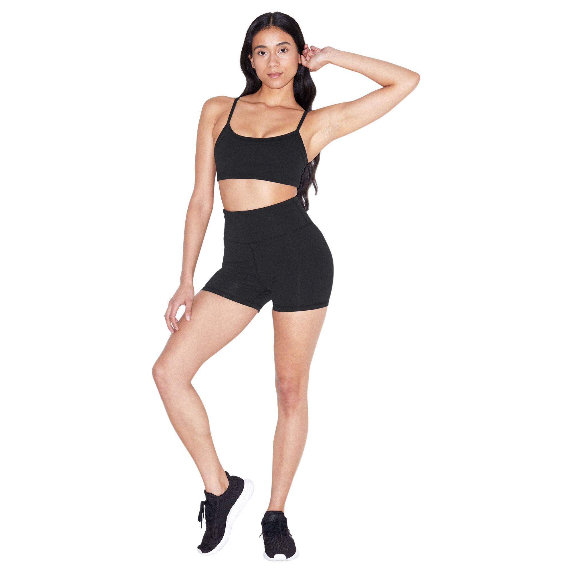 American Apparel Women's Forward Sleeveless Sports Bra - High Support Workout Top for Yoga, Running & Gym | Breathable Activewear for Fitness & Training