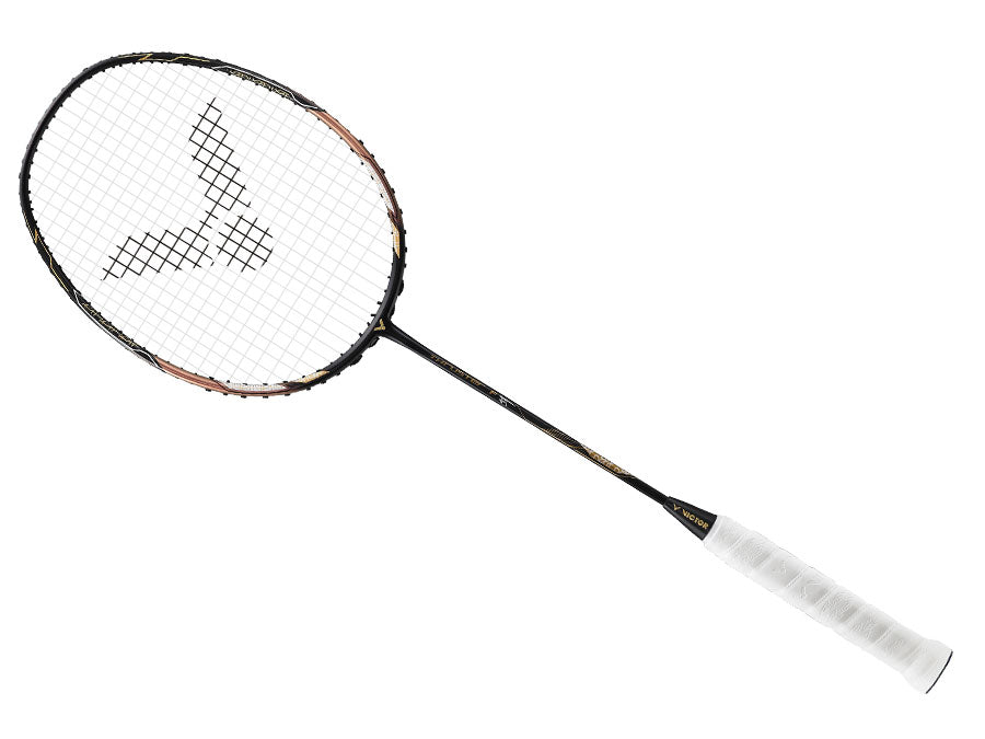 Victor Thruster K Falcon Enhanced Edition Badminton Racket - Demo Rental for Training & Competitive Play - Lightweight & Durable Carbon Fiber Shuttlecock Racket for Indoor/Outdoor Sports