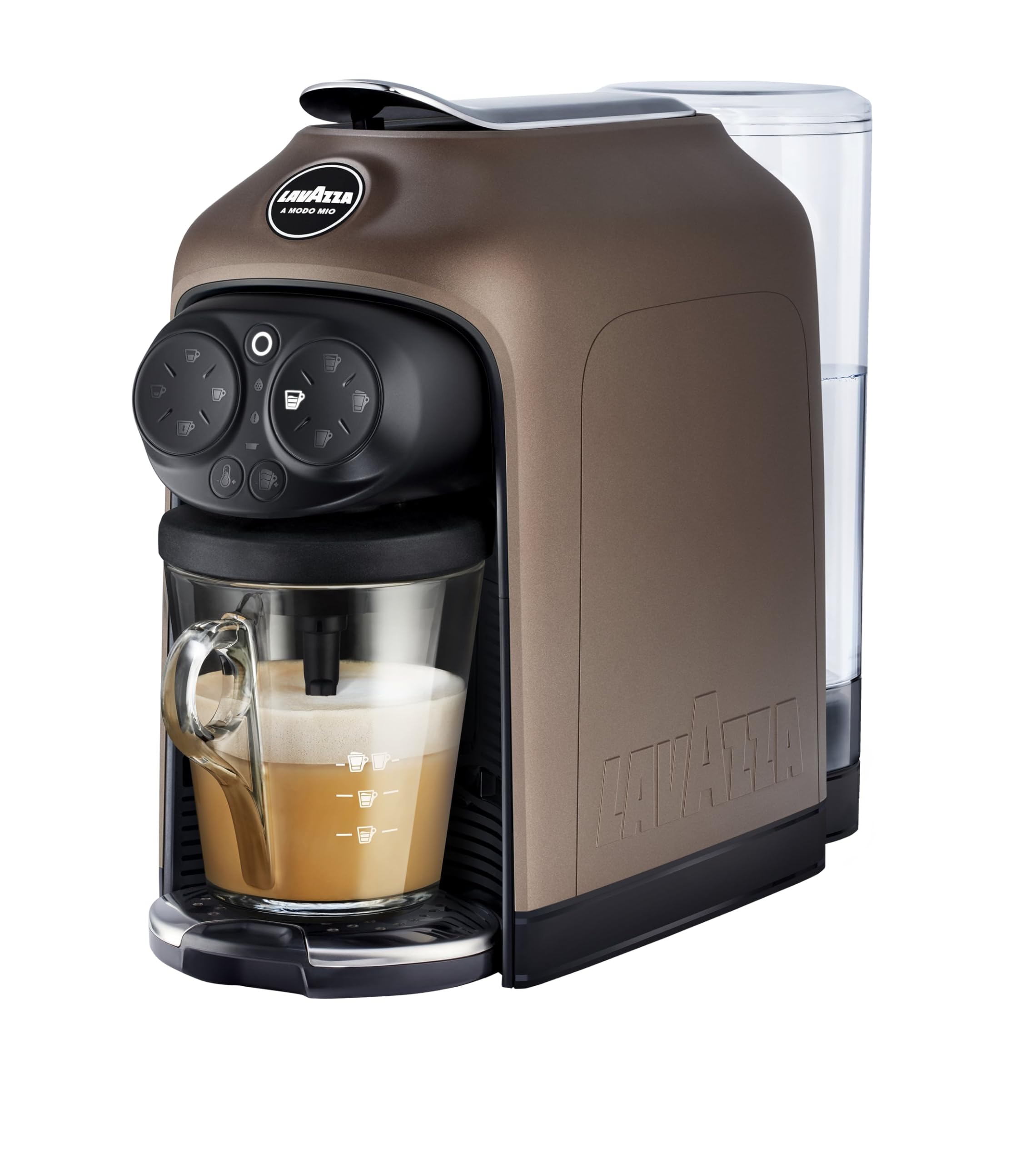 Lavazza A Modo Mio Deséa Coffee Capsule Machine - Compatible with A Modo Mio Pods, Touch Screen, Auto Shut-Off, Dishwasher Safe, 1500W (220-240V) - Perfect for Home & Office Espresso Brewing
