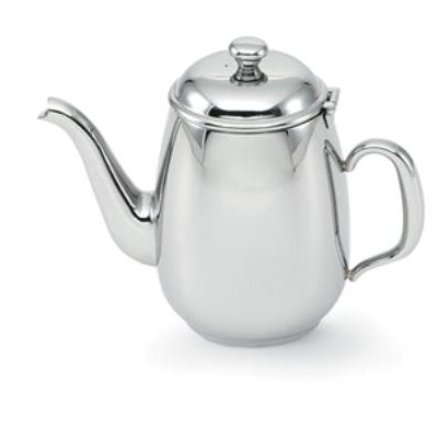 Vollrath Orion 12 Oz Stainless Steel Coffee Pot Server - Durable & Heat-Resistant for Home, Office, or Restaurant Use