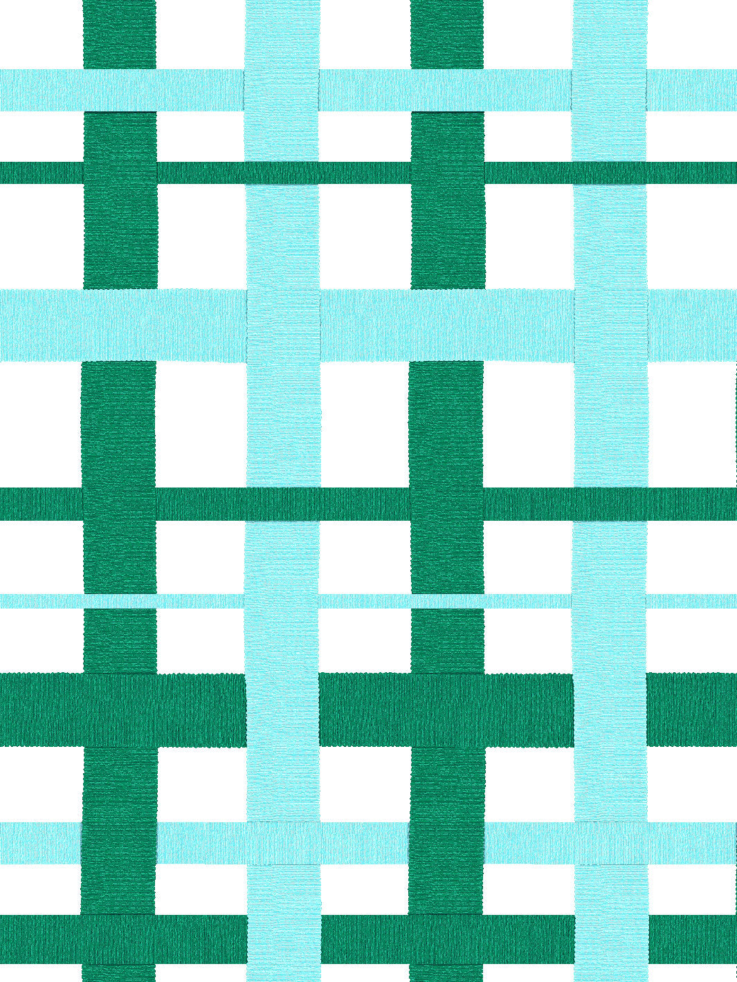 Sarah Jessica Parker Sky Emerald Crosstown Plaid On White Wallpaper - Peel & Stick Removable Wallpaper for Bedroom, Living Room, and Nursery Decor