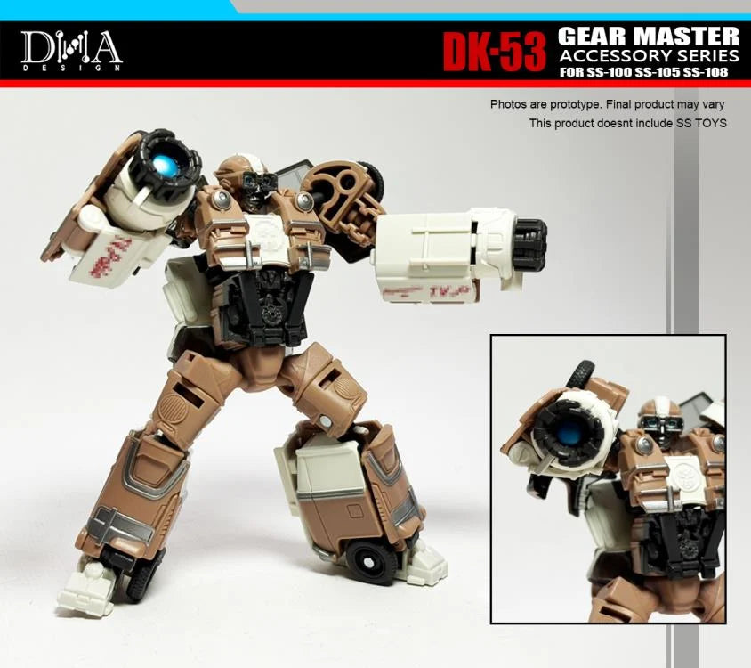 DNA Design DK 53 Upgrade Kit for Transformers Studio Series SS 108, SS 100, SS 105 – Enhance Your Collectible Figures for Display & Customization