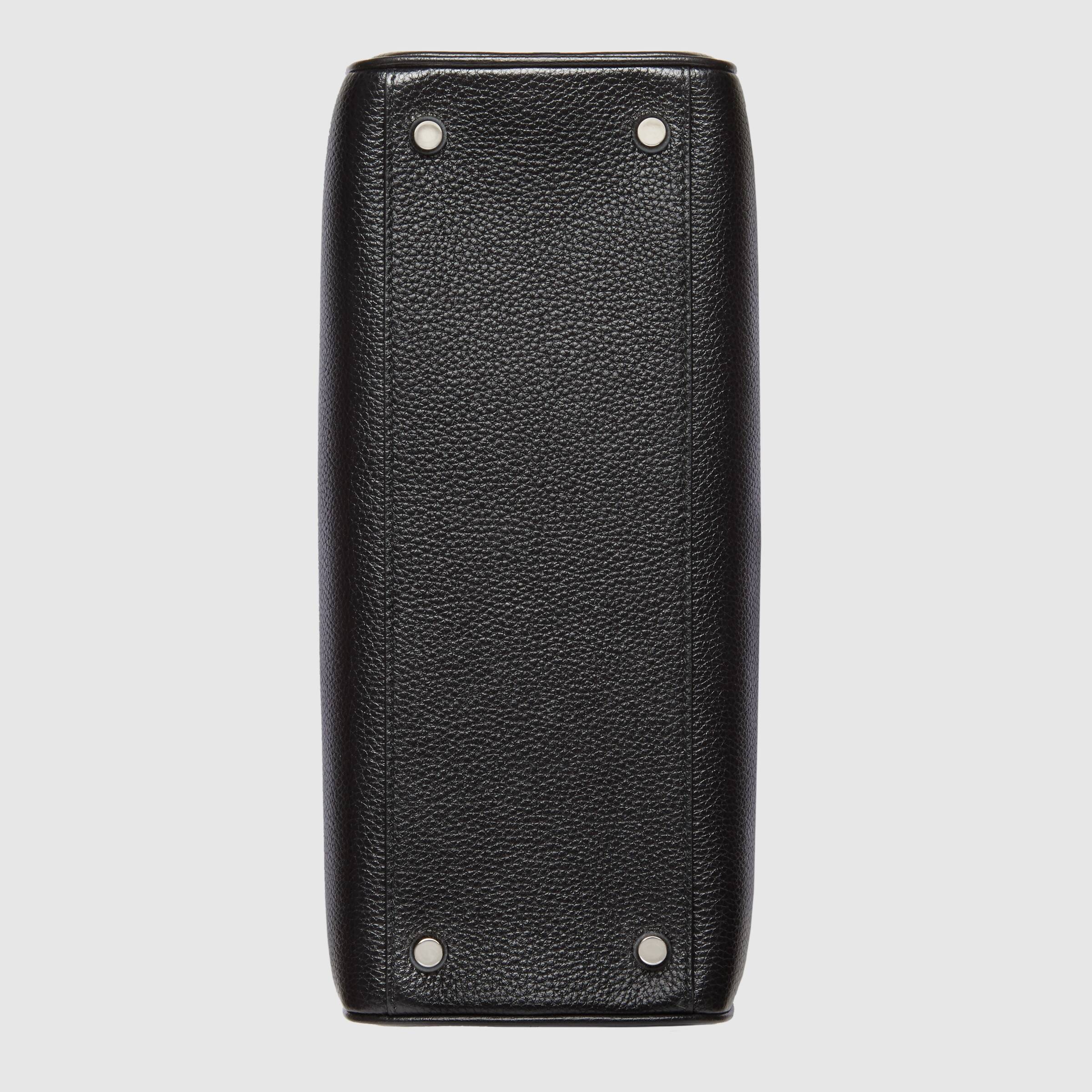 Gucci Zumi Small Top Handle Bag in Black Grainy Leather - Perfect for Work, Evening Events & Luxury Fashion Accessories