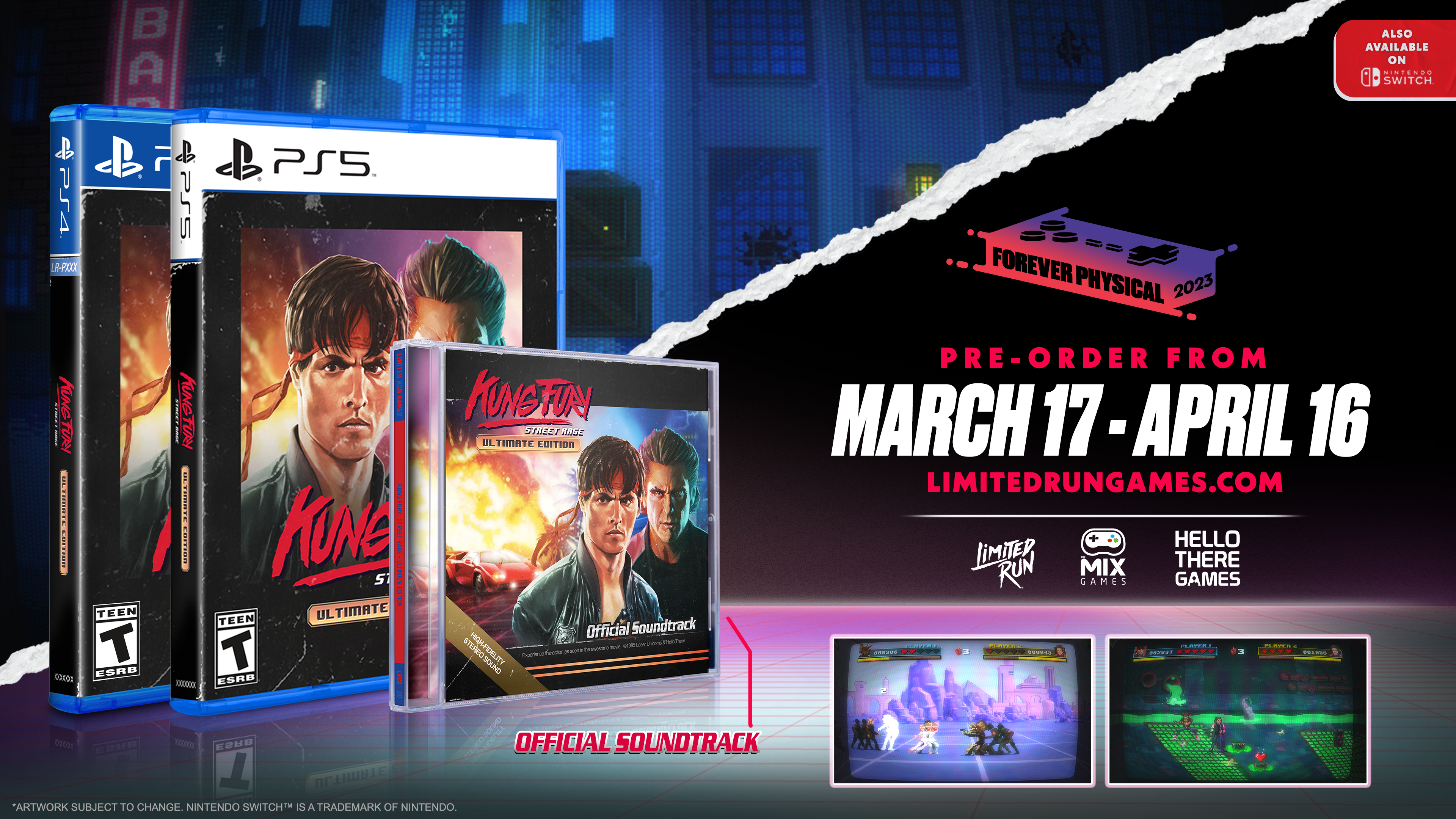 PS5 Limited Run #53: Kung Fury: Street Rage Ultimate Edition - Retro Arcade Fighting Game for PlayStation 5 | Perfect for Nostalgic Gamers & Collectors