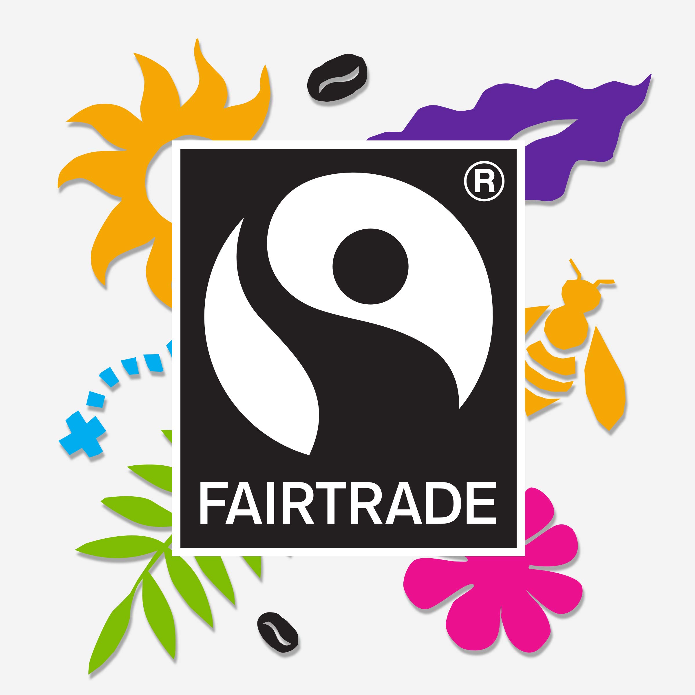 Fairtrade Organic Arabica Coffee - Sweet Espresso Medium Dark Roast for Home & Office Brewing