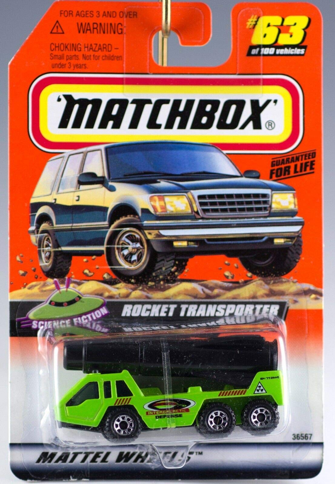 Matchbox 1985 Series 13 Science Fiction 1:150 Rocket Transporter #63 1:64 Scale Die-Cast Model Car - Vintage Collectible Toy for Space Enthusiasts & Display Showcase