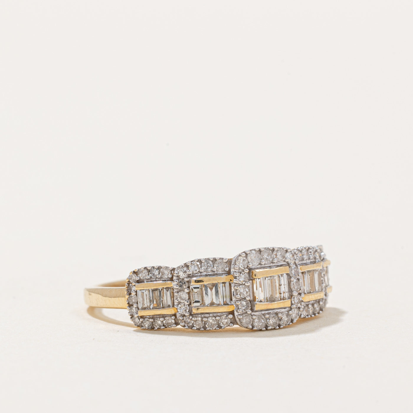 0.59ctw Diamond Cocktail Ring for Women - Size 7.25 | Elegant Statement Jewelry for Parties, Weddings & Special Occasions
