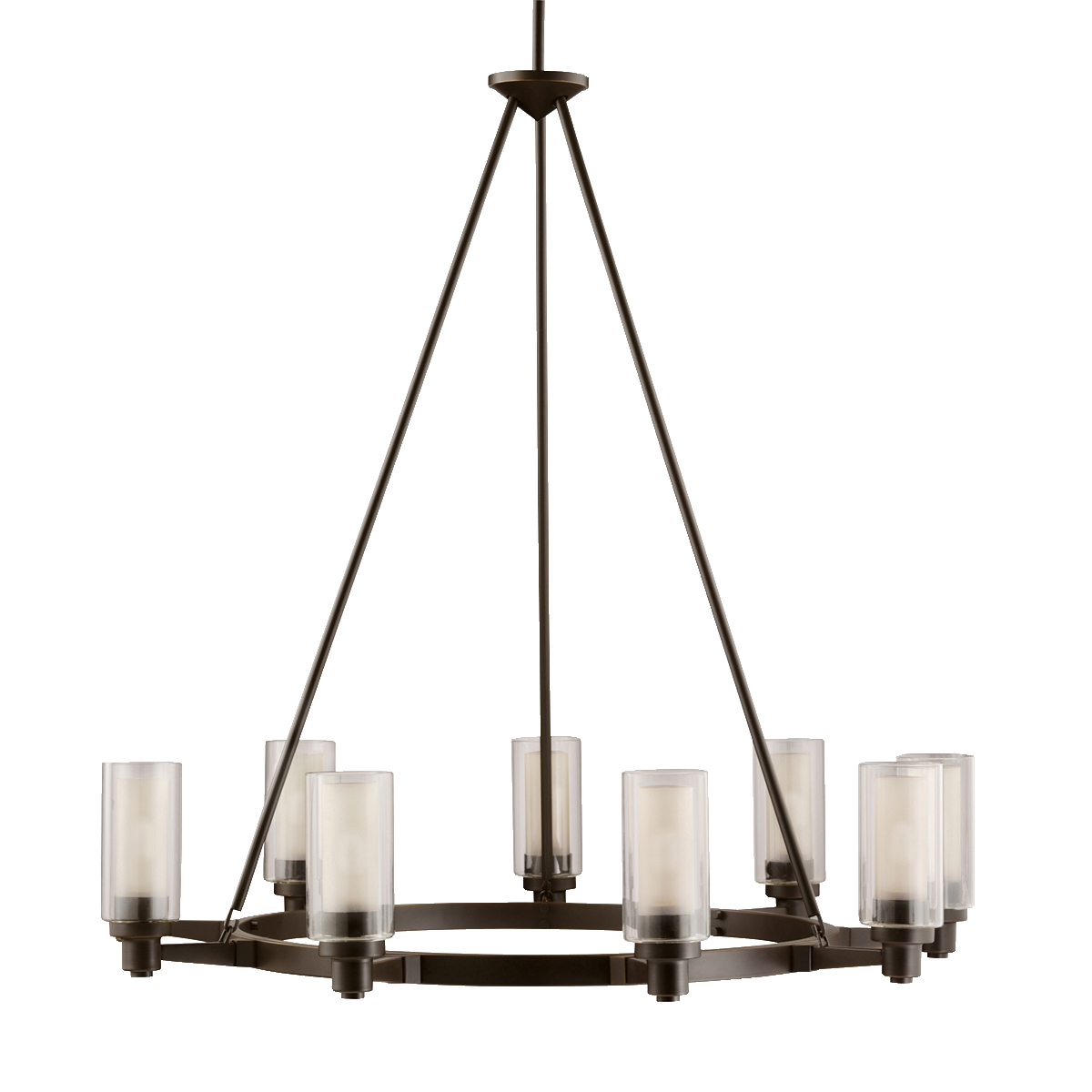 Circolo Chandelier - Modern Crystal Ceiling Light Fixture for Dining Room, Living Room & Bedroom | Elegant Lighting Decor for Home & Office