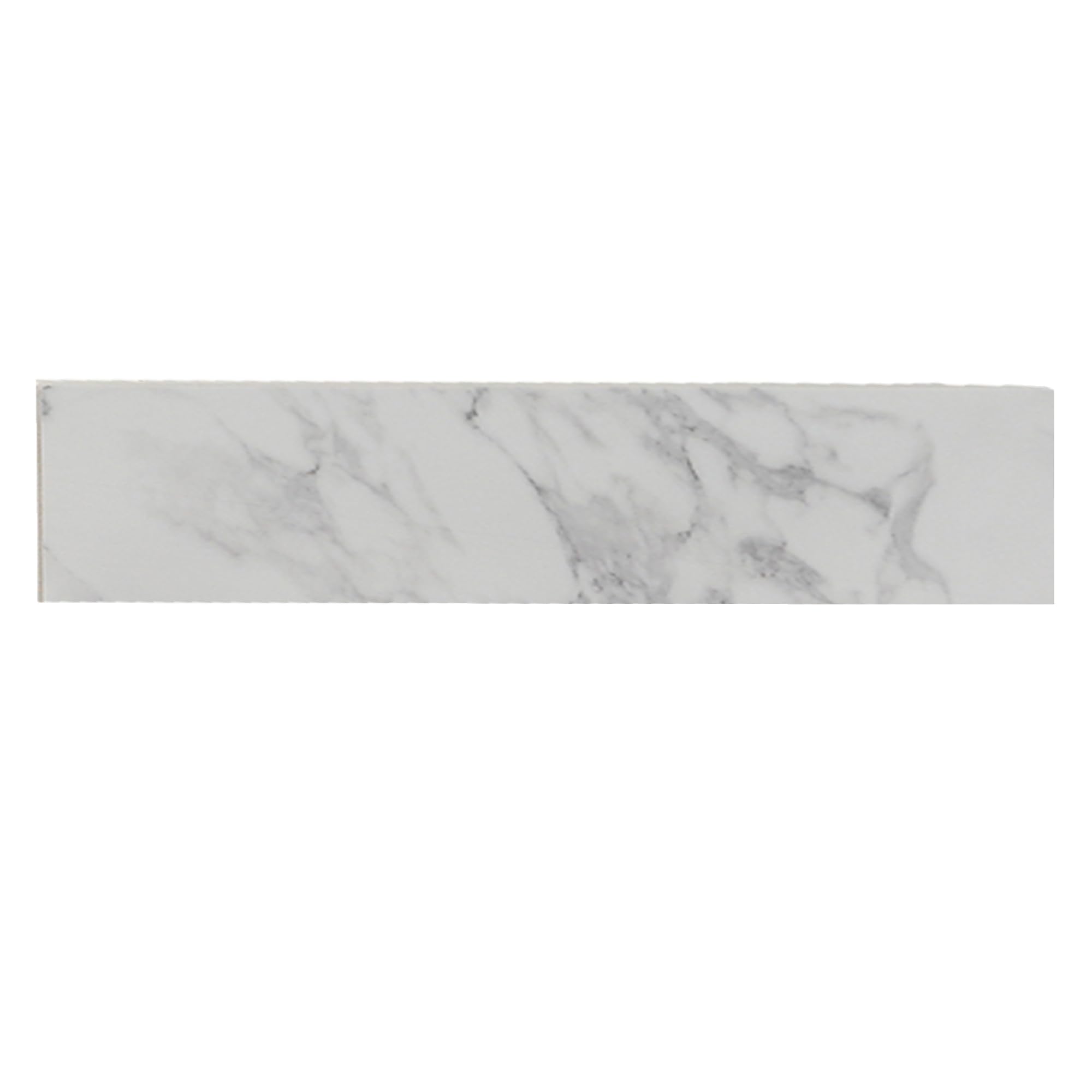 22 Inch Engineered Marble Bathroom Vanity Sink Top with Side Splash - Bianco Carrara White | Perfect Match for Vanity Countertop | Ideal for Modern Bathroom Renovation & Home Upgrade